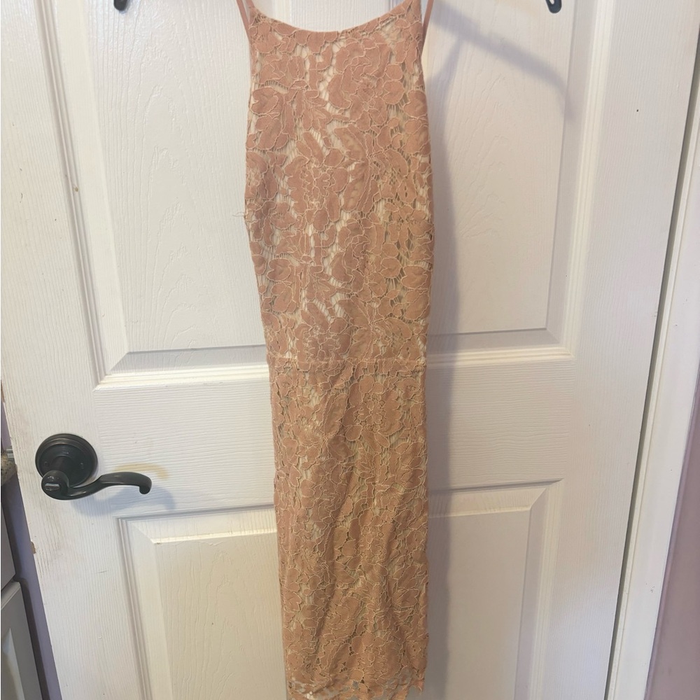 ASTR Pink Lace Mini Dress size small